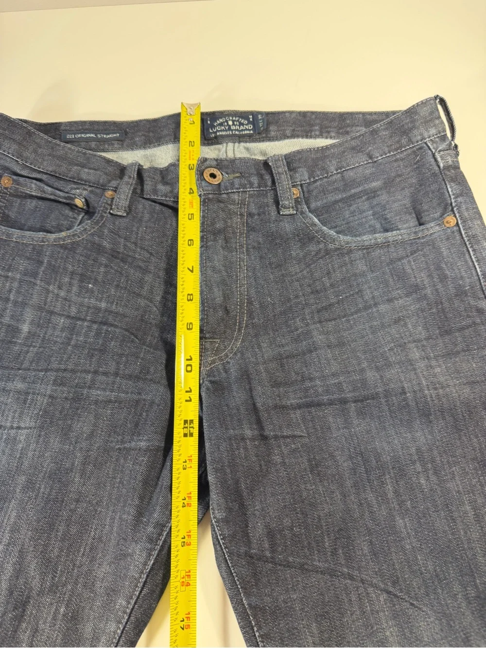 Lucky Brand 222 Original Straight Dark Wash Jeans 32x30